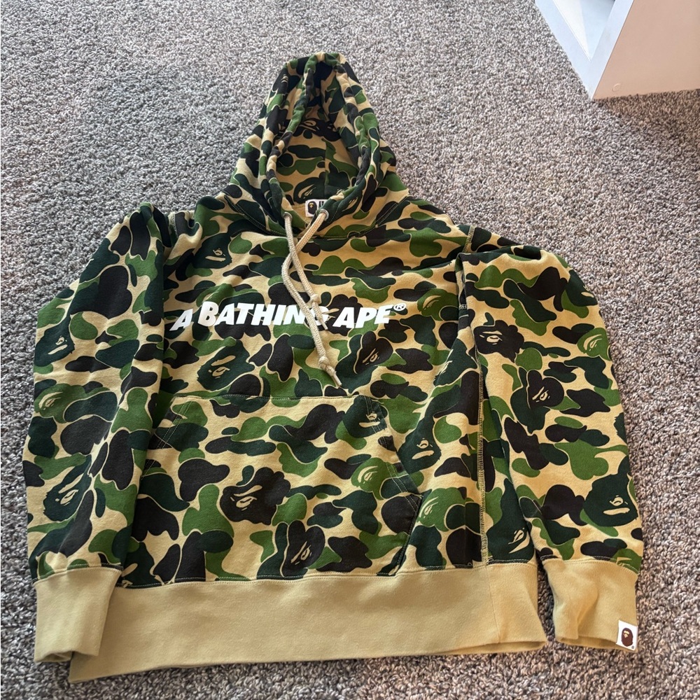 Camo Hoodie - Green and Tan
